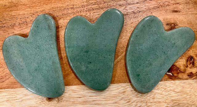 Gua Sha en Aventurine Verte