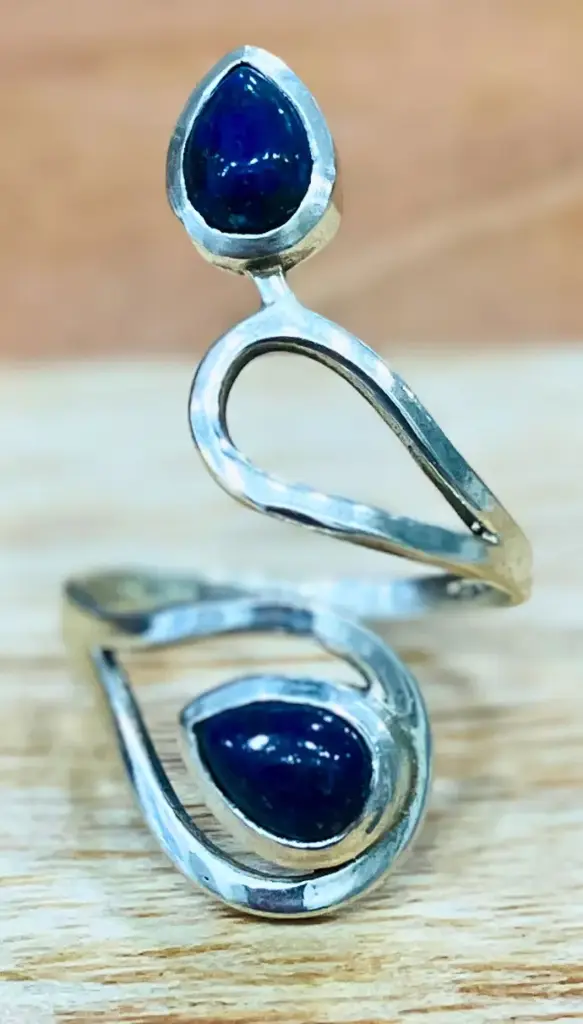 Bague Argent 925 en Lapis - Lazuli