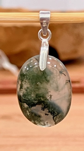 Pendentif Agate Mousse