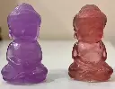 Bouddha en Fluorine violette