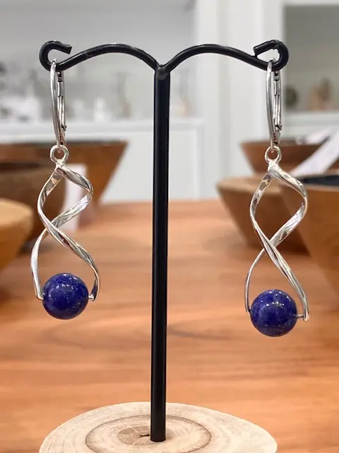 Boucles d'oreilles Lapis Lazuli