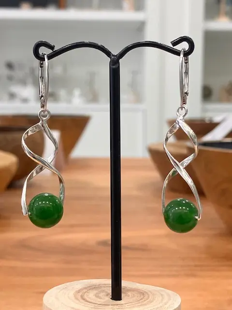 Boucles d'oreilles Jade