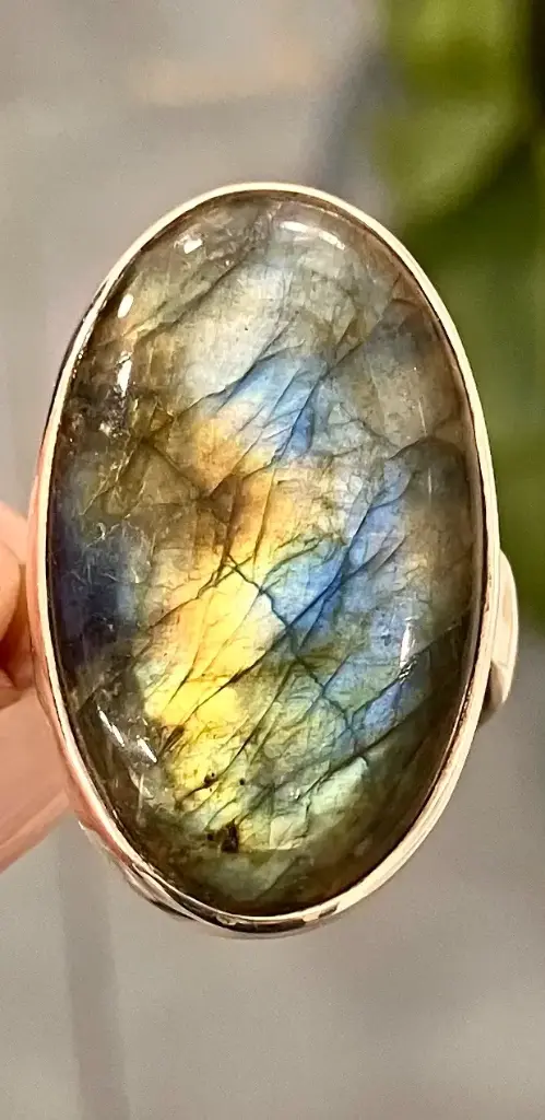 Bague Argent 925 Labradorite