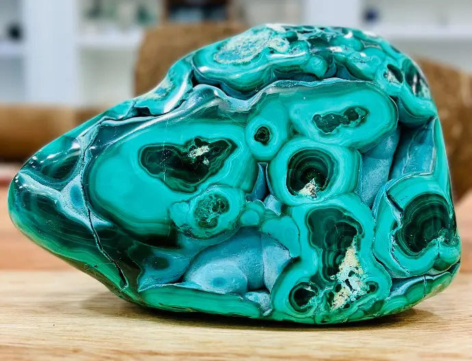 Malachite Chrysocolle Forme libre