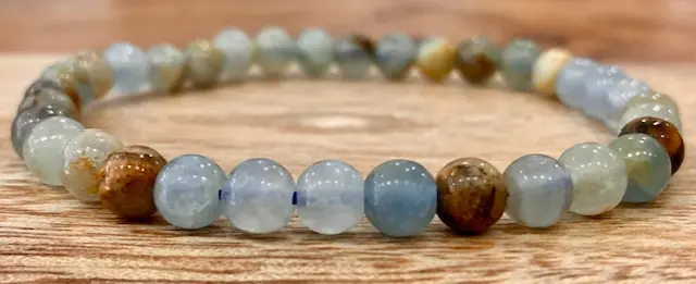 Bracelet Calcite Bleue sur Gangue