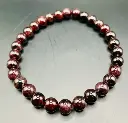 Bracelet Grenat rouge 6mm