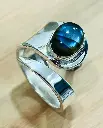 Bague Labradorite en Argent 925