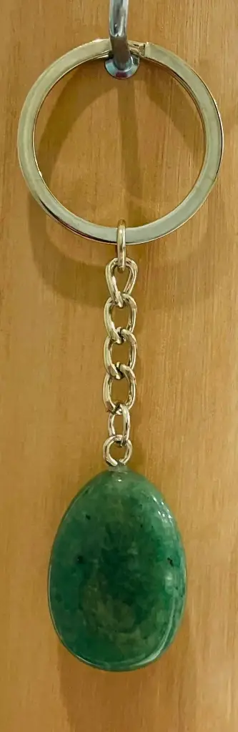 Porte clé en Aventurine verte