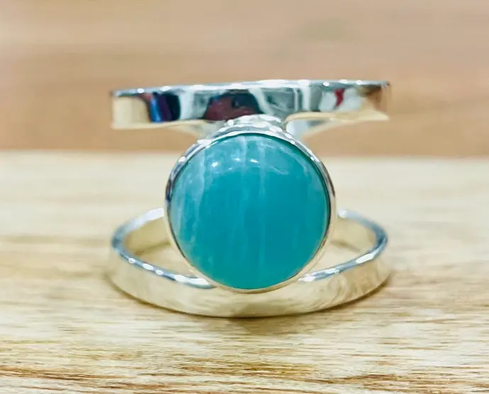 Bague Amazonite en Argent 925