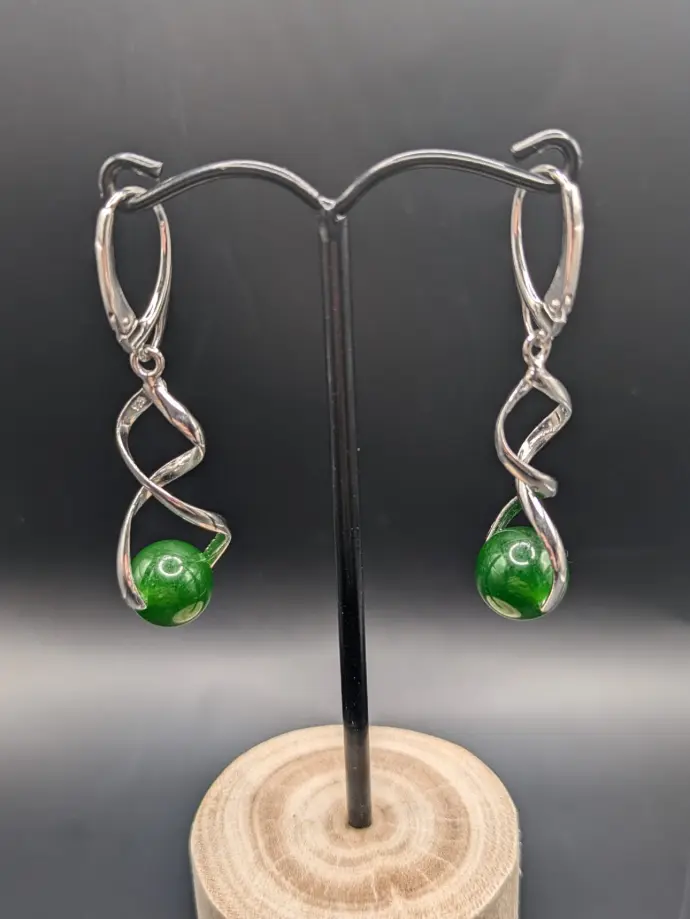 Boucles d'oreilles Jade