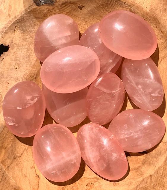 Galet de Quartz Rose