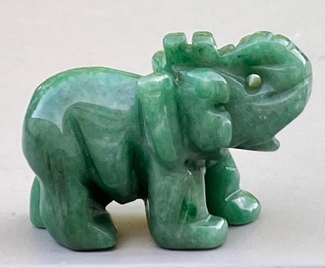 Eléphant Aventurine verte