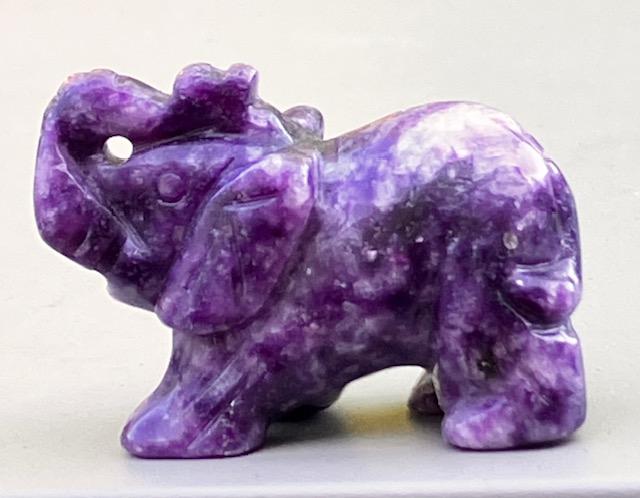 Eléphant Lépidolite