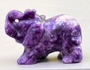 Eléphant Lépidolite