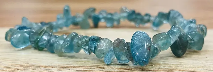 Bracelet Baroque Apatite Bleue