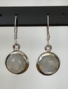 Boucles d'oreilles en Pierre de Lune Bleutée