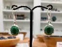 Boucles d'oreilles Malachite