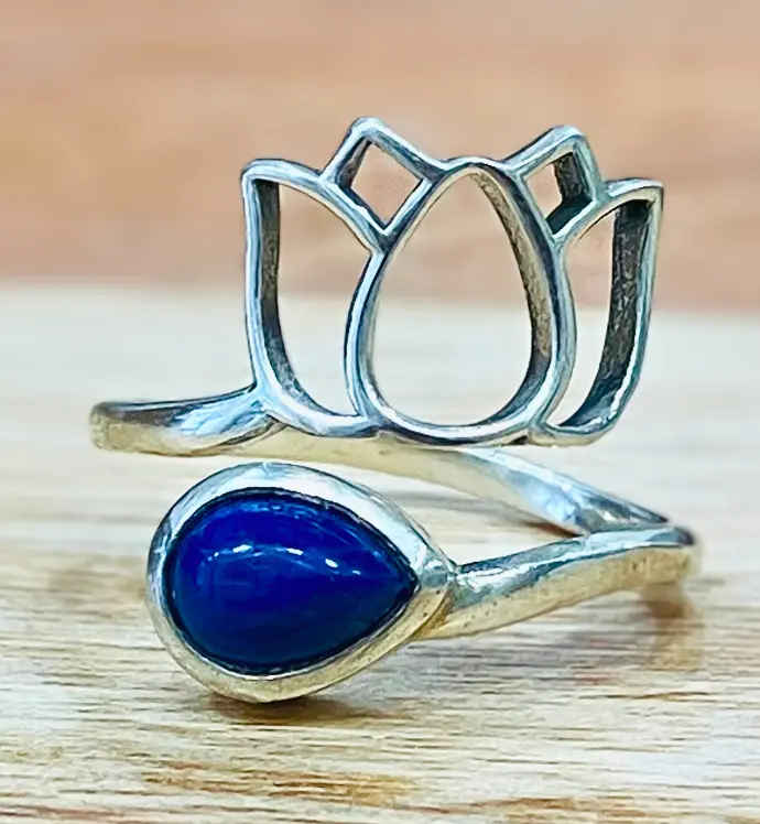 Bague Lapis Lazuli en Argent 925