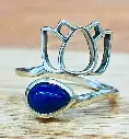 Bague Lapis Lazuli en Argent 925