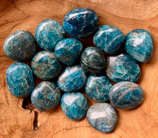 Galet Apatite Bleue