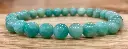 Bracelet boule Amazonite du Pérou 6mm