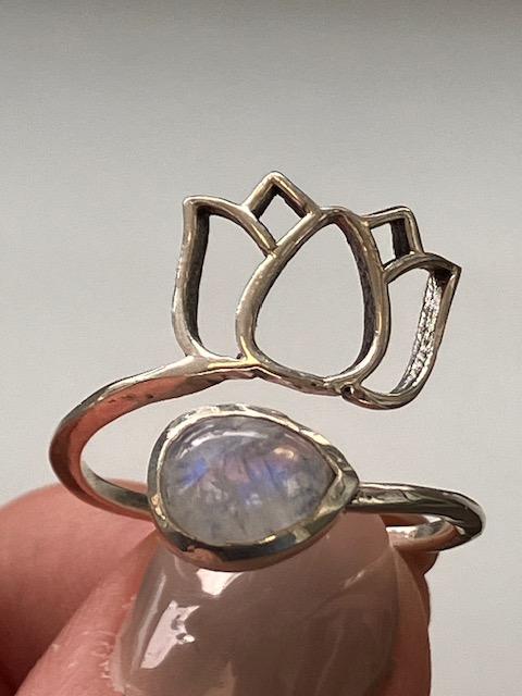 Bague Argent 925 en Péristérite