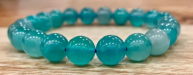 Bracelet boule Amazonite Etats-Unis 8mm