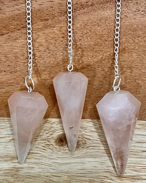 Pendule hexagonal Quartz Rose