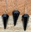 Pendule Hexagonal Tourmaline Noire