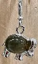 Pendentif Eléphant en Labradorite