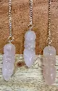 Pendule Egyptien en Quartz Rose