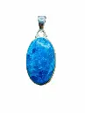 Pendentif Apatite Bleue Argent 925