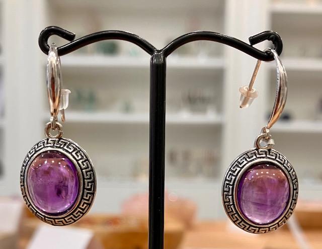 Boucles d'oreilles en Améthyste