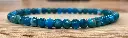 Bracelet Apatite Bleue 4 mm