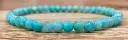 Bracelet boule Amazonite 4 mm