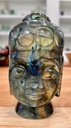 Tête de Bouddha en Labradorite