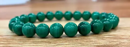 Bracelet boule Malachite 8 mm