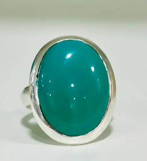 Bague Chrysoprase en Argent 925