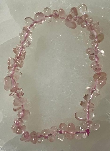 Bracelet Baroque Quartz Rose