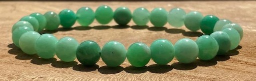 Bracelet Chrysoprase 6mm