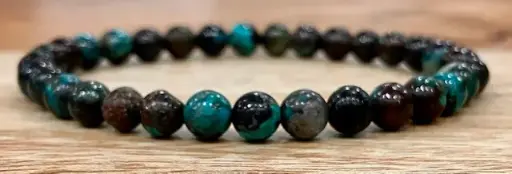 Bracelet Chrysocolle Congo 6mm