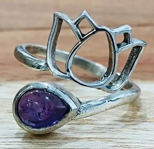 Bague Améthyste en Argent 925