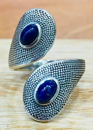 Bague Lapis Lazuli en Argent 925