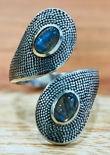 Bague Labradorite en Argent 925