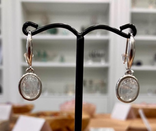 Boucles d'oreilles en Pierre de Lun