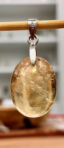 Pendentif Citrine naturelle