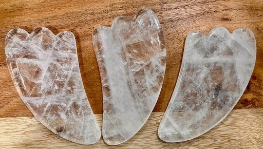 Gua Sha en Cristal de Roche