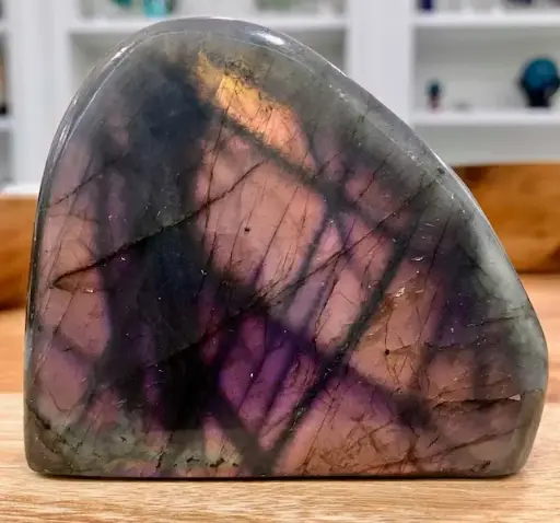 Labradorite Violette Forme Libre